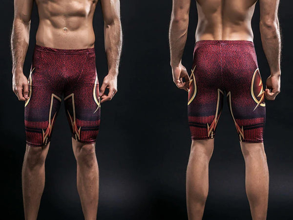 The Flash Men's Compression Grappling Spats Shorts