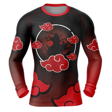Naruto Itachi Long Sleeve Compression Rashguard