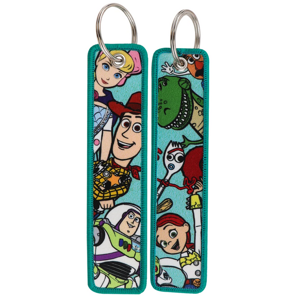 Toy Story ‘Woody and Friends' Embroidered Keyring Keychain