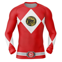 Power Rangers 'Red Ranger' Long Sleeve Compression Rashguard