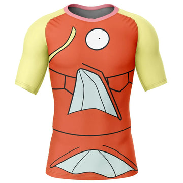 Magikarp Face Kids Pokemon Short Sleeve Rashguard Compression