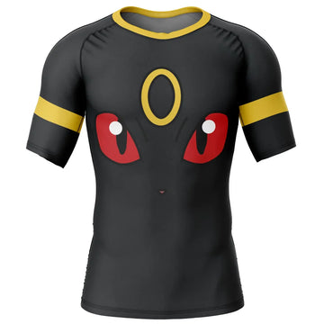 'Umbreon | Face' Kids Pokemon Short Sleeve Compression Rashguard