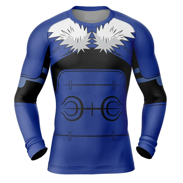 BJJ Rash Guard Kids Naruto 'Tobirama' Long Sleeve Compression Rashguard