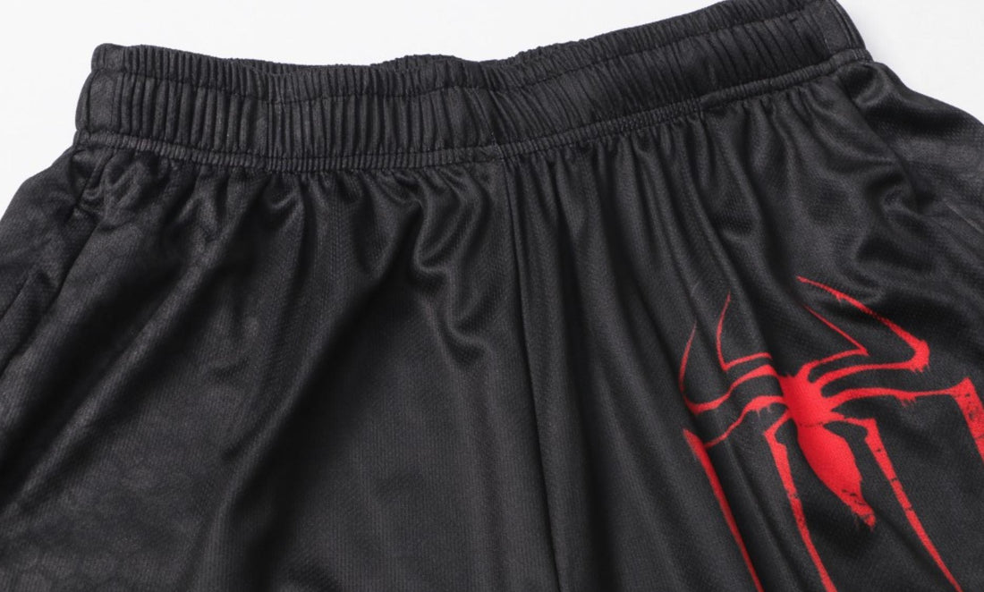 Spider Man Men's Red Grappling Shorts