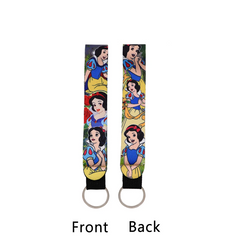 Snow White and the Seven Dwarfs 'Snow White Princess' Wrist Lanyard Keyring Clip Keychain