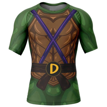 Teenage Mutant Ninja Turtles Donnie Short Sleeve Rashguard Compression Kids