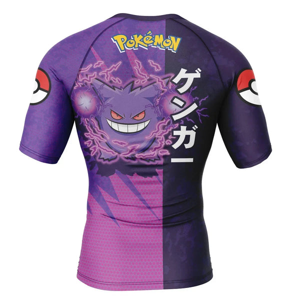 Pokemon 'Gengar | Invading Tokyo' Short Sleeve Compression Rashguard
