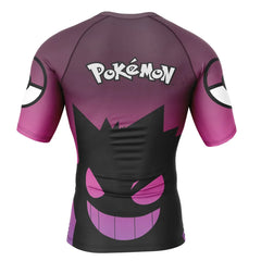 Pokemon 'Gengar | Spooky' Short Sleeve Compression Rashguard