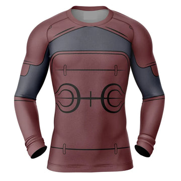 Hashirama Naruto Long Sleeve Compression Rashguard