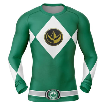 Green Ranger Rashguard Kids Power Rangers Long Sleeve Compression Rashguard Rashguard Rashguard