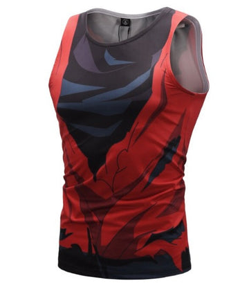 Dragon Ball Z Battle Damaged Muscular Strength Tank Top
