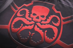 Captain America Steve Rogers 'Agent of Hydra' Elite Short Sleeve Compression Rash Guard