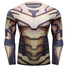 Thanos 'End Game Armor' Elite Compression Long Sleeve Rash Guard