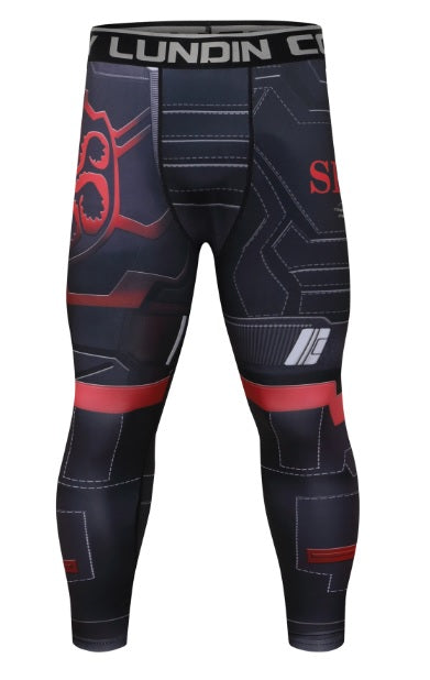 Captain America Steve Rogers 'Agent of Hydra' Elite Compression Leggings Spats