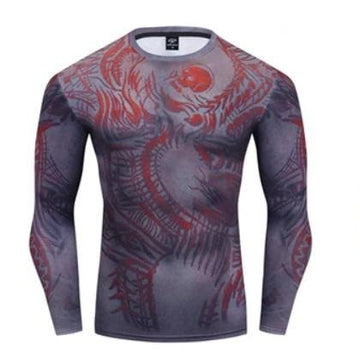 Warrior Compression DRAX Premium Long Sleeve Rashguard Warrior Compression DRAX Premium Long Sleeve Rashguard