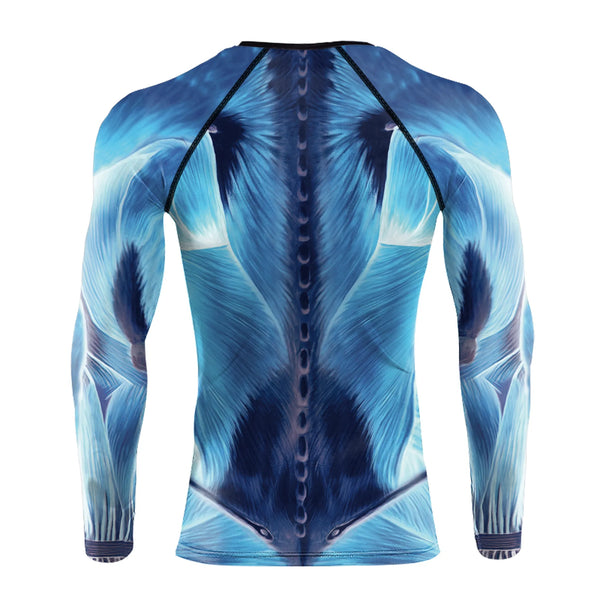 Watchmen 'Doctor Manhattan' Elite Long Sleeve Compression Rashguard