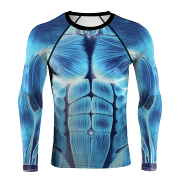 Watchmen Doctor Manhattan Elite Long Sleeve Rashguard Compression