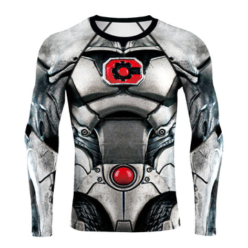 Men's Cyborg Elite Long Sleeve Rashguard Shirt Compression