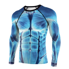 Watchmen 'Doctor Manhattan' Elite Long Sleeve Compression Rashguard