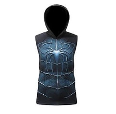 Spider Man "Spider Man 3" Hooded Compression Tank Top