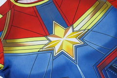 Women's Captain Marvel Carol Danvers Compression Elite Long Sleeve Rashguard