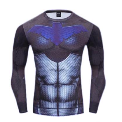 Nightwing Compression 'Young Justice | 2.0' Premium Long Sleeve Rashguard