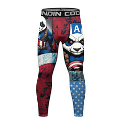 Panda Compression 'Captain Panda' Long Sleeve Rashguard 2 Piece Set