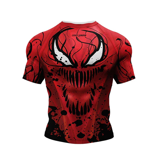 Spider-Man 'Total Carnage' Short Sleeve Compression Rashguard