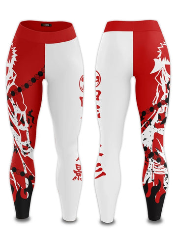 Naruto Women's Sharingan Indra Leggings Yoga Pants