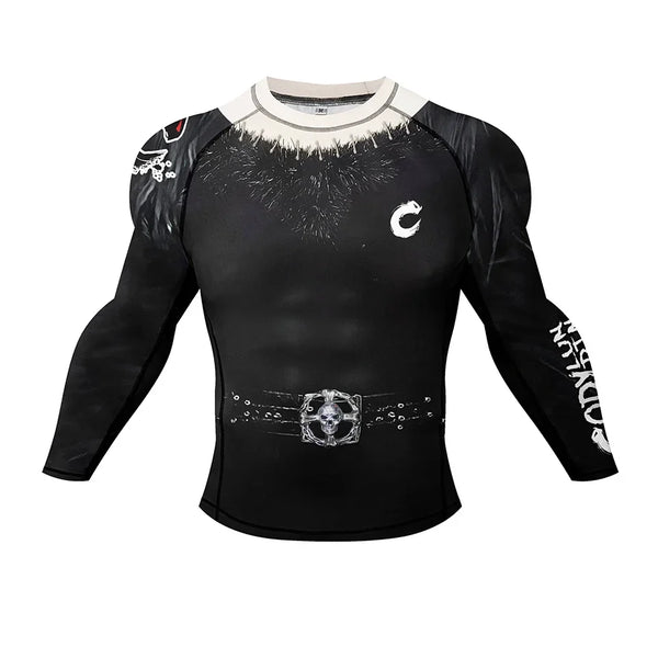 One Piece 'Marshall D Teach | Blackbeard' Long Sleeve Elite Compression Rashguard