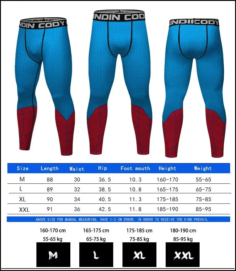 Men's Spider Man 'OG Web Slinger' Compression Leggings