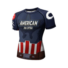 American Jiu Jitsu Short Sleeve 2 Piece Compression Set