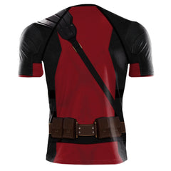 Deadpool 'Wade' Short Sleeve Compression Rashguard