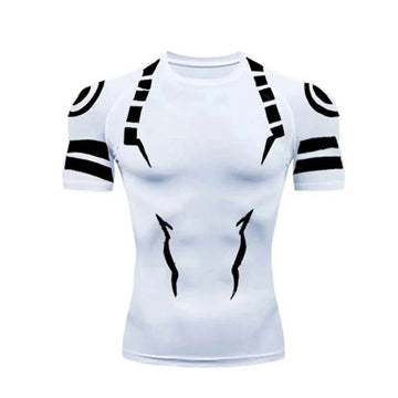 Jujutsu Kaisen Sukuna Short Sleeve Compression Rashguard