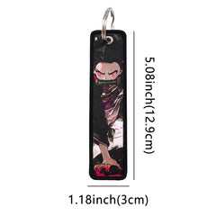 Demon Slayer ’Nezuko' Embroidered Keyring Keychain