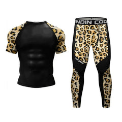 Warrior 'Leopard Print' Elite Compression Set