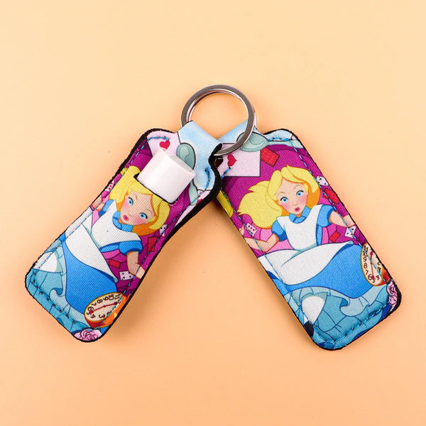 Alice in Wonderland ‘Alice Adventure' Lipstick Holder Keychain