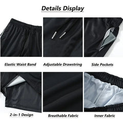 Naruto Performance Shorts w/Compression Lining