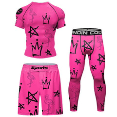 Men's Pretty in Pink Compression Set