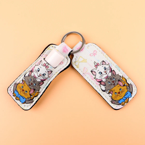 The Aristocats ‘Marie | Toulouse | Berlioz' Lipstick Holder Keychain