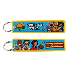 Bob's Burgers 'I Smell the Scent' Embroidered Keyring Keychain
