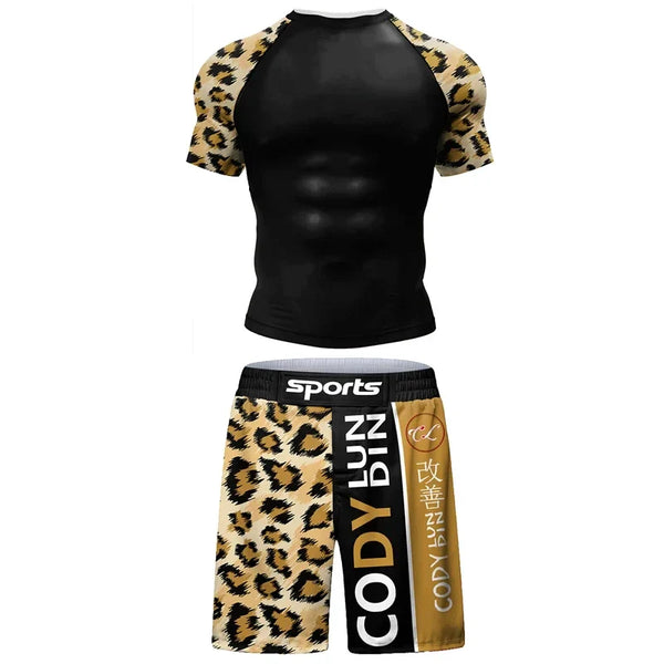 Warrior 'Leopard Print' Elite Compression Set