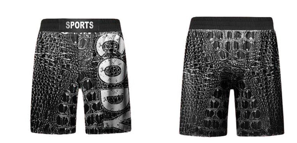 Kid's Snakeskin Camouflage Elite Fight Shorts