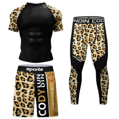 Warrior 'Leopard Print' Elite Compression Set