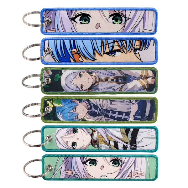 Frieren: Beyond Journey's End 'Himmel and Frieren Set of 3' Embroidered Keyring Keychain