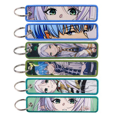 Frieren: Beyond Journey's End 'Himmel and Frieren Set of 3' Embroidered Keyring Keychain