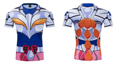 Saint Seiya 'Phoenix Ikki' Short Sleeve Compression Rashguard