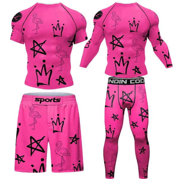 Men's Pretty in Pink Compression Set