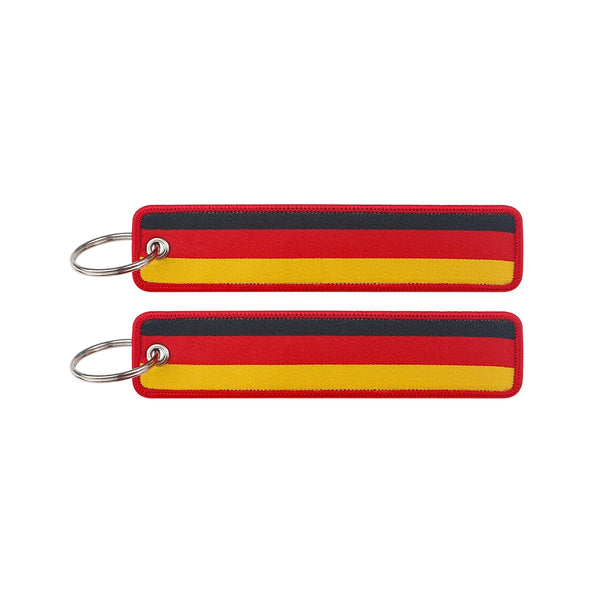 National Flag 'Germany' Embroidered Keyring Keychain