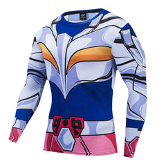 Saint Seiya 'Phoenix Ikki' Long Sleeve Compression Rashguard